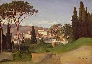 Jean-Achille Benouville View of a Roman Villa Sweden oil painting artist
